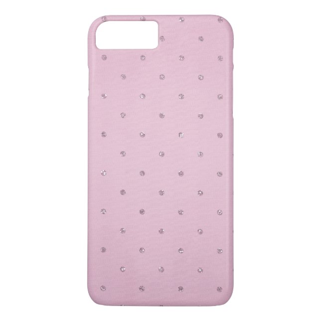Funda De Case-Mate Para iPhone trozos de diamante rosado (Reverso)