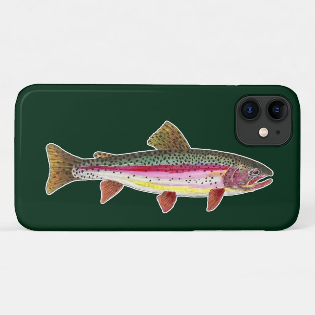 Funda De Case-Mate Para iPhone Trucha Arcoíris (Reverso (horizontal))