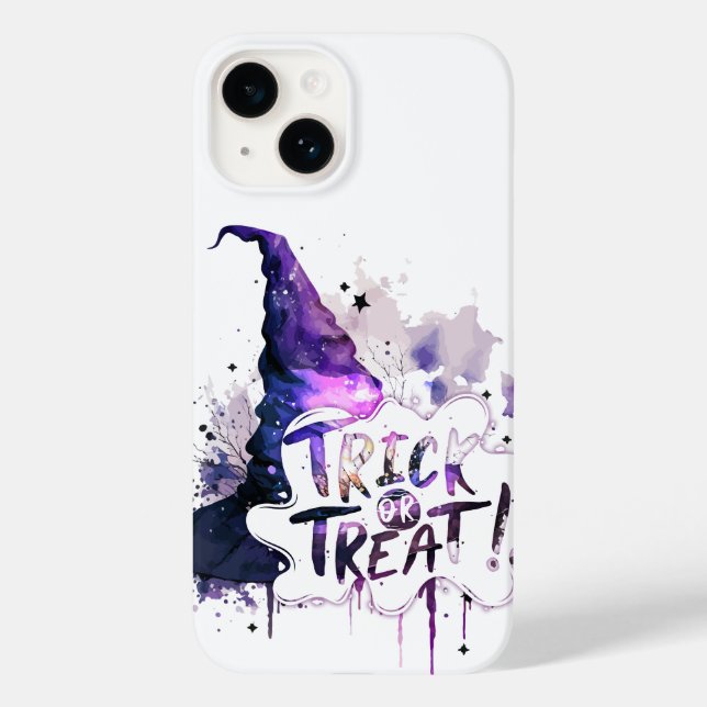 Funda De Case-Mate Para iPhone Truco o regalo de Halloween (Reverso )