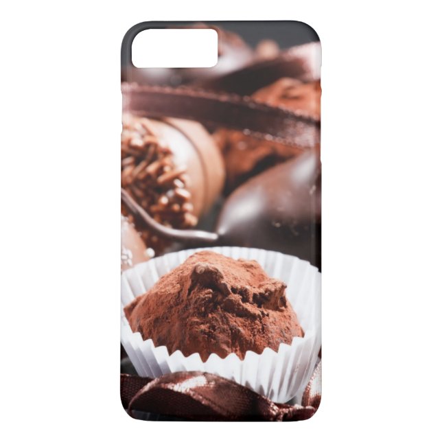 Funda De Case-Mate Para iPhone Trufas de chocolate (Reverso)