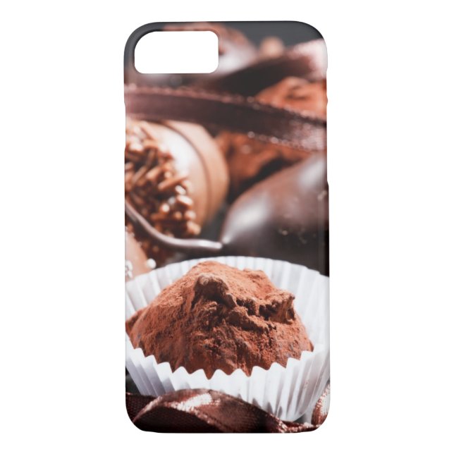 Funda De Case-Mate Para iPhone Trufas de chocolate (Reverso)