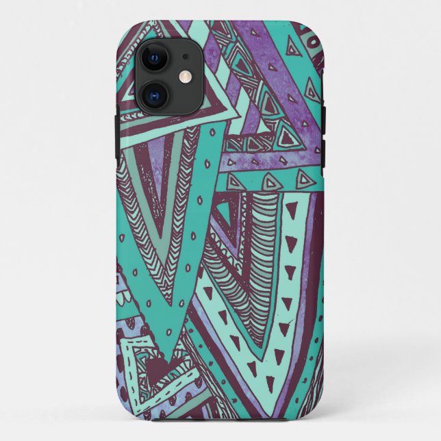 Funda De Case-Mate Para iPhone Trullo triangulado (Reverso)