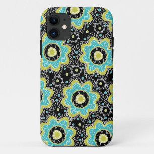 Funda Para iPhone 11 Trullo y cal retros modernos de la flor