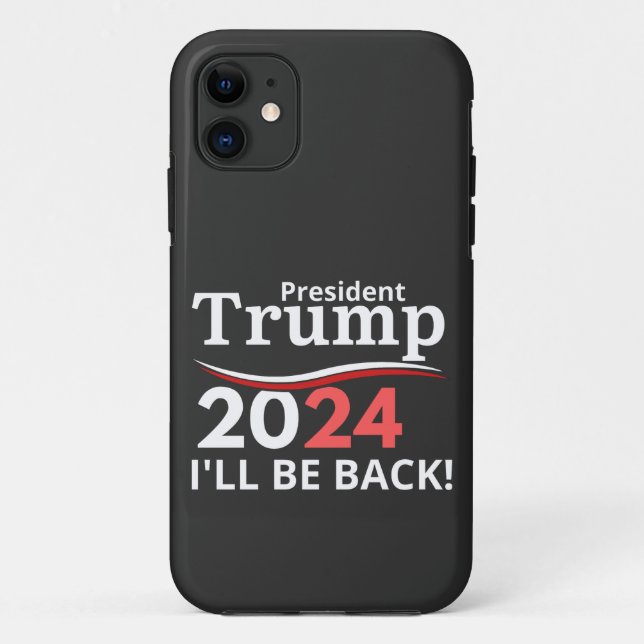 FUNDA DE Case-Mate PARA iPhone TRUMP 2024 - ¡VOLVERÉ! (Reverso)