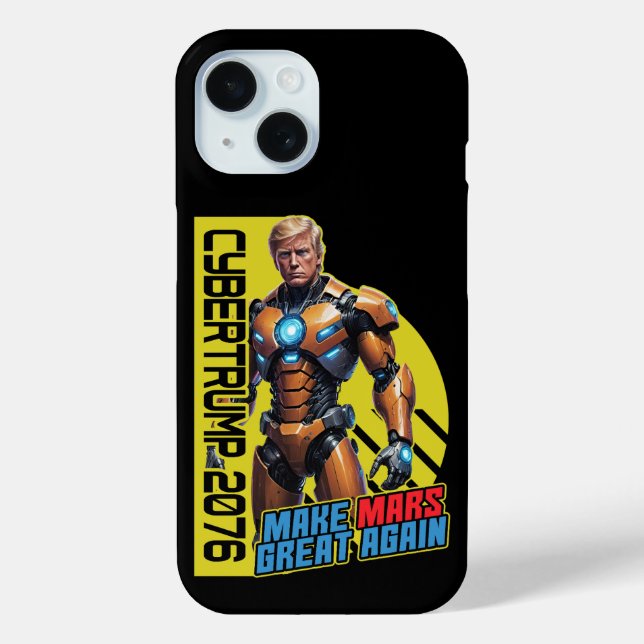 Funda De Case-Mate Para iPhone Trump 2076 | Campaña Presidencial Marciana (Reverso )