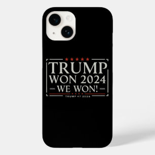 Funda Para iPhone 14 De Case-Mate Trump Ganó 2024 Nosotros Ganamos 47 2028 EE. UU.
