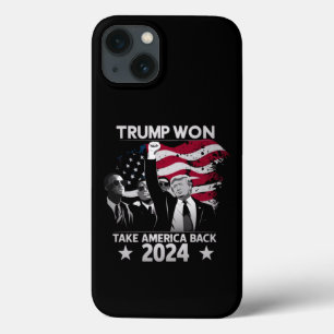 Funda Para iPhone 13 Trump Ganó De Nuevo Toma América De Vuelta 2024