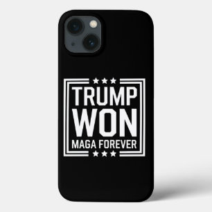 Funda Para iPhone 13 Trump ganó la 47ª elección presidencial de EE. UU.