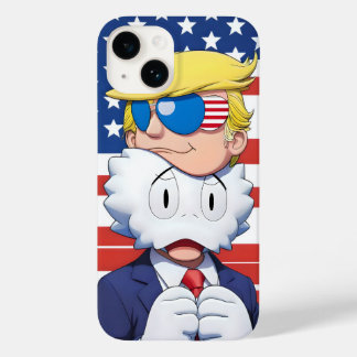 Funda Para iPhone 14 De Case-Mate Trump MAGA 2024 Estuche Kaws Pop Art para iPhone /