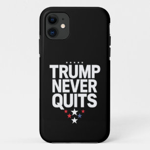 Funda Para iPhone 11 Trump nunca renuncia al voto patriótico Trump 2024