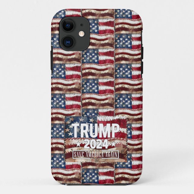 Funda De Case-Mate Para iPhone ¡Trump! Salven a Estados Unidos de nuevo. (Reverso)