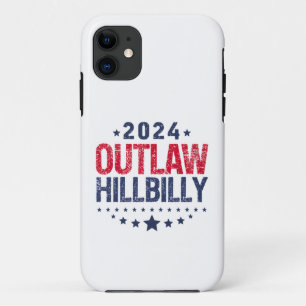 Funda Para iPhone 11 Trump Vance 2024 Fuera de la ley Hillbilly Bandera