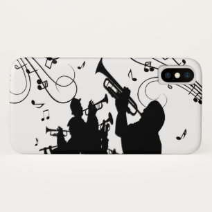 Funda Para iPhone X Trumpet Section Jazz Music