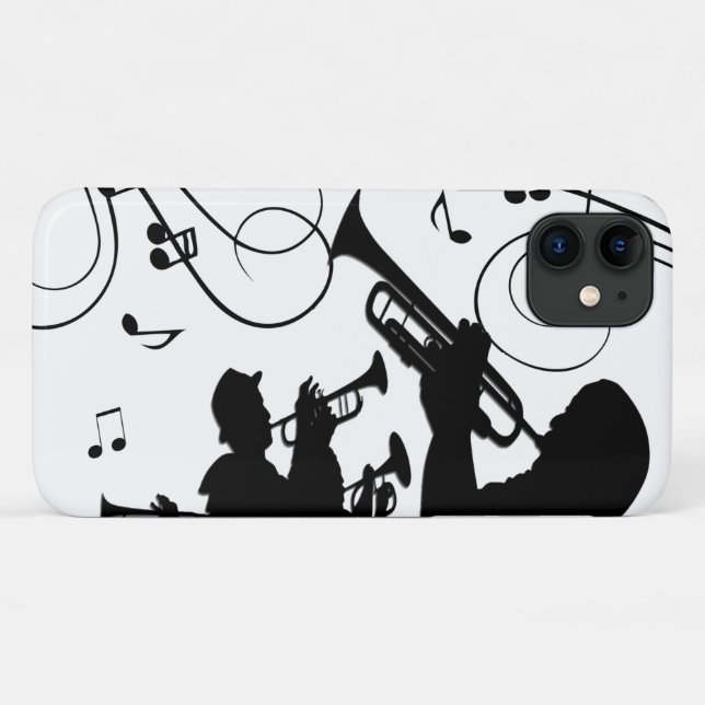 Funda De Case-Mate Para iPhone Trumpet Section Jazz Music (Reverso (horizontal))