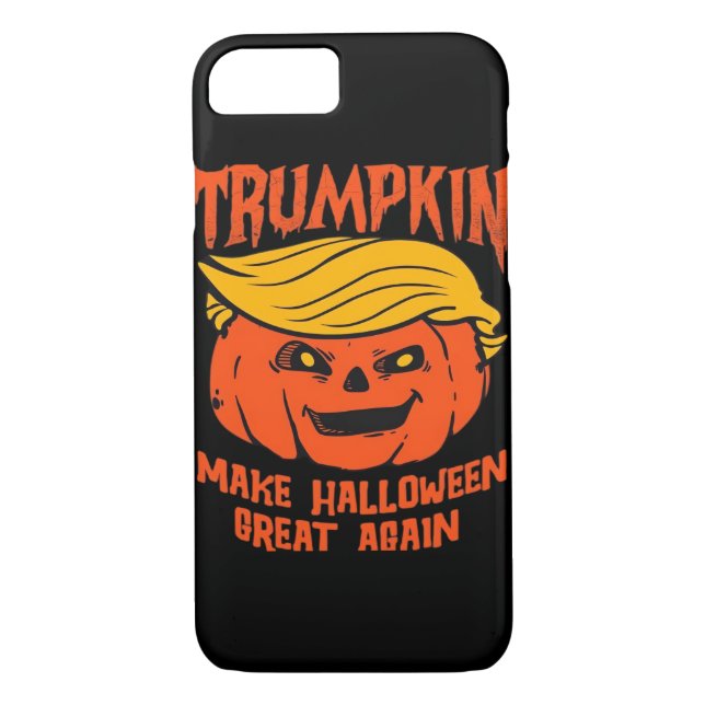 Funda De Case-Mate Para iPhone Trumpkin Halloween Calabaza Elección (Reverso)