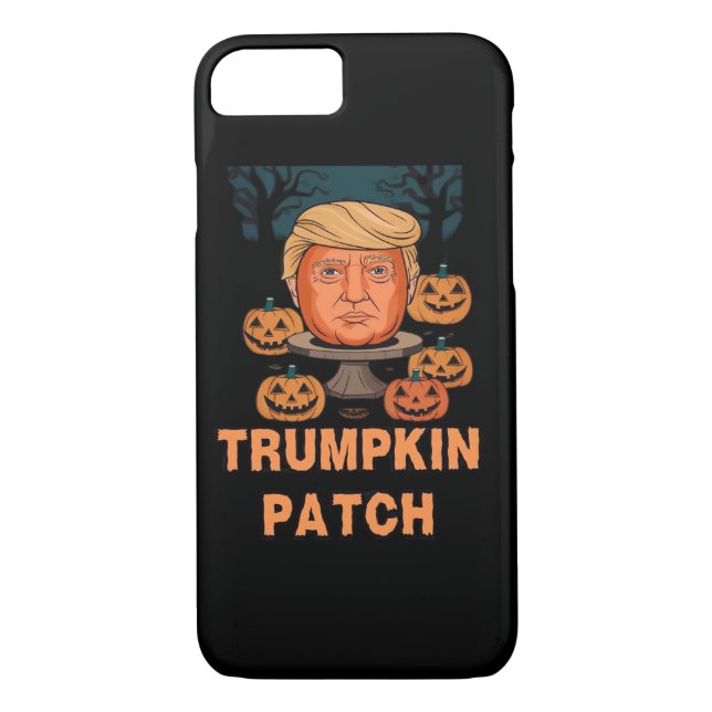 Funda De Case-Mate Para iPhone Trumpkin Halloween - Divertida calabaza política D (Reverso)