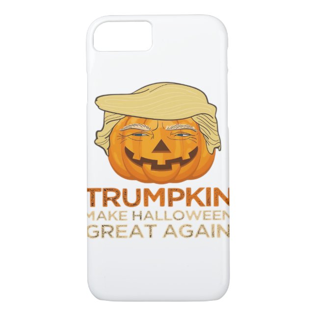 Funda De Case-Mate Para iPhone Trumpkin Halloween Funny Classic (Reverso)