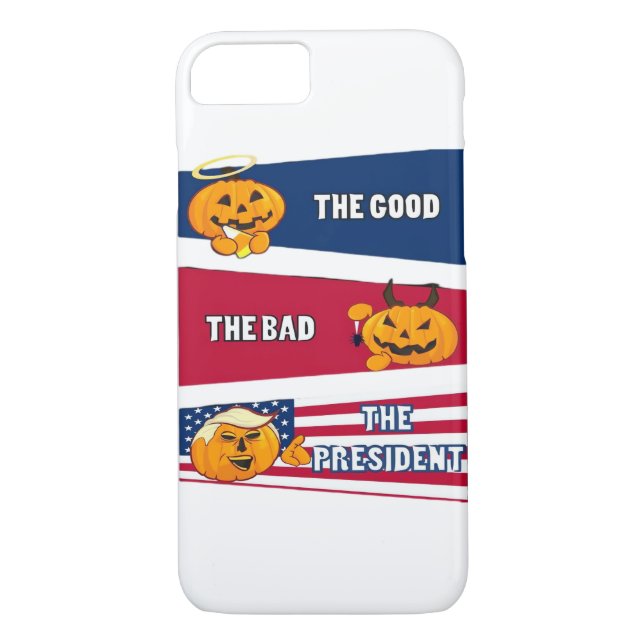 Funda De Case-Mate Para iPhone Trumpkin presidente Halloween (Reverso)
