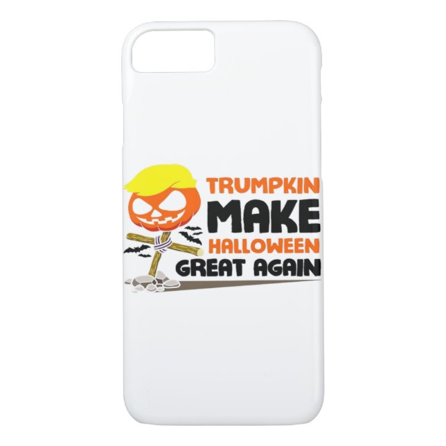 Funda De Case-Mate Para iPhone Trumpkin Pumpkin Halloween Classic (Reverso)