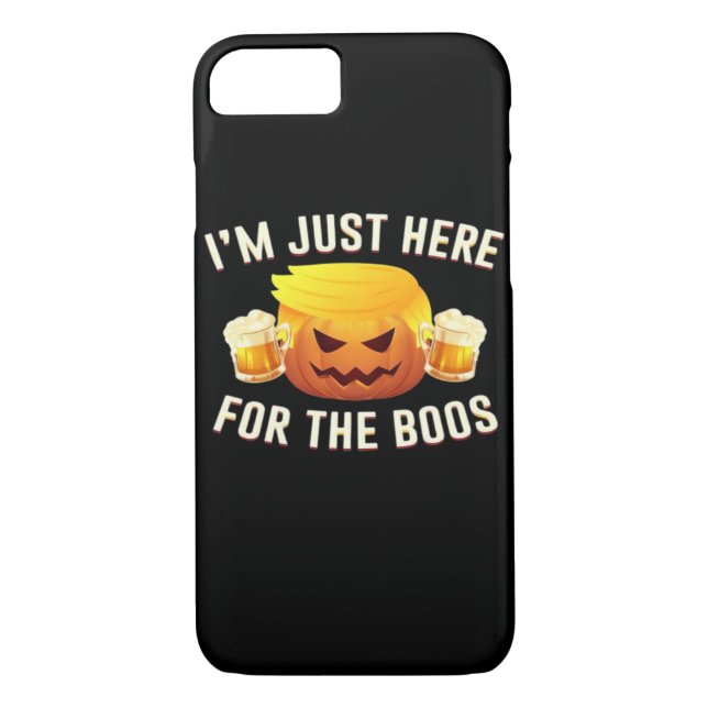 Funda De Case-Mate Para iPhone Trumpkin sólo para el disfraz de Halloween boos (Reverso)