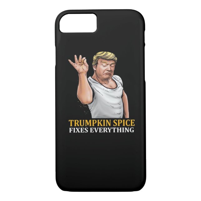 Funda De Case-Mate Para iPhone Trumpkin Spice arregla todo (Reverso)
