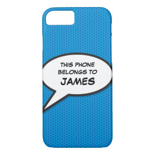 Funda Para iPhone 8/7 Tu discurso de mensaje burbuja libro de cómics ret
