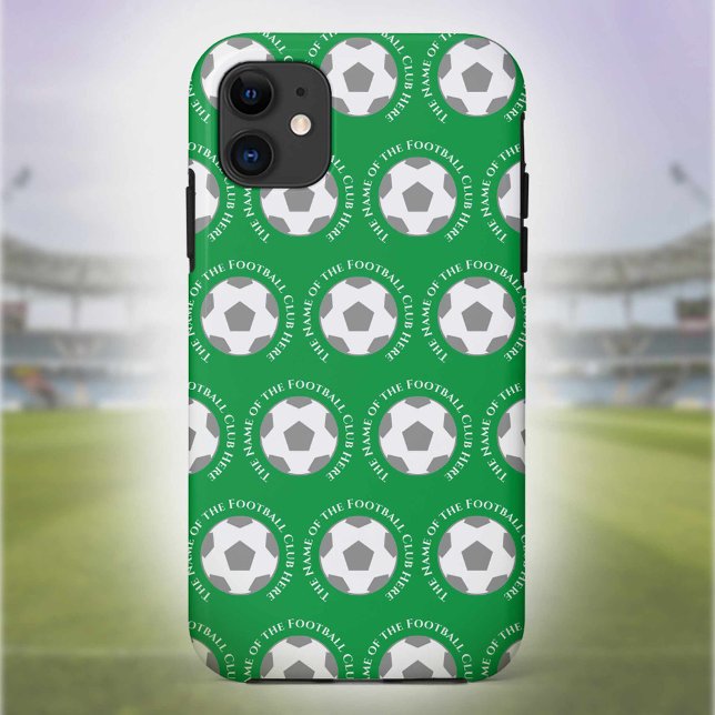 Funda De Case-Mate Para iPhone Tu equipo de fútbol en verde (Subido por el creador)