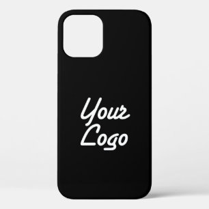 Funda Para iPhone 12 Pro Tu Logotipo Reemplazo de Logotipo Simple