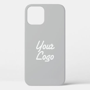 Funda Para iPhone 12 Pro Tu Logotipo   Reemplazo de Logotipo Simple