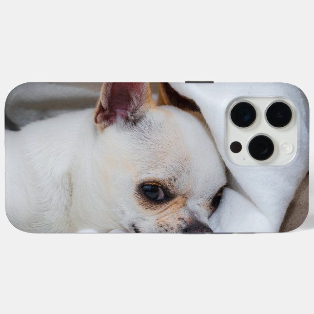 Funda De Case-Mate Para iPhone Tu mascota perro cachorro personalizado foto chihu ( Reverso (Horizontal))