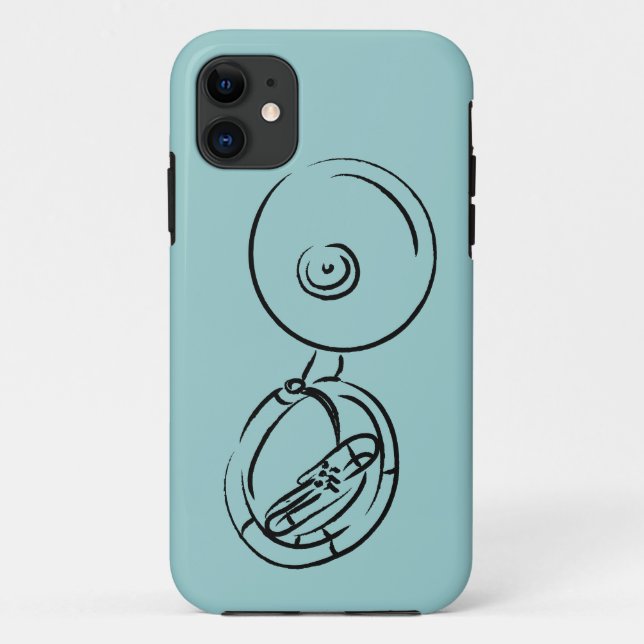 Funda De Case-Mate Para iPhone Tuba/Sousaphone (Reverso)