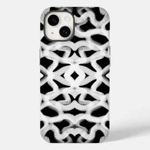 Funda Para iPhone 14 De Case-Mate Tubular blanco en negro