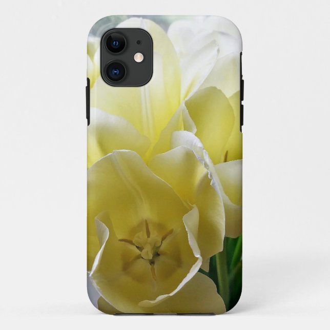 Funda De Case-Mate Para iPhone Tulip Bouquet amarillo (Reverso)