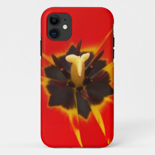 Funda Para iPhone 11 tulipán amarillo rojo