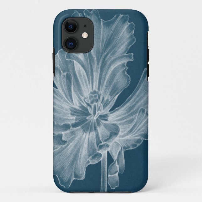Funda De Case-Mate Para iPhone Tulipán II monocromo (Reverso)