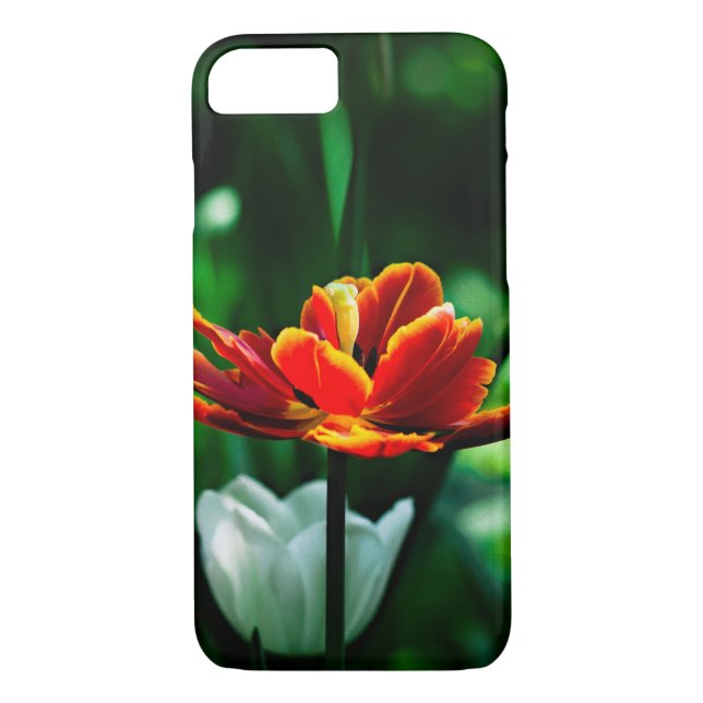 Funda De Case-Mate Para iPhone Tulipán Rojo - Su Majestad el Rey (Reverso)