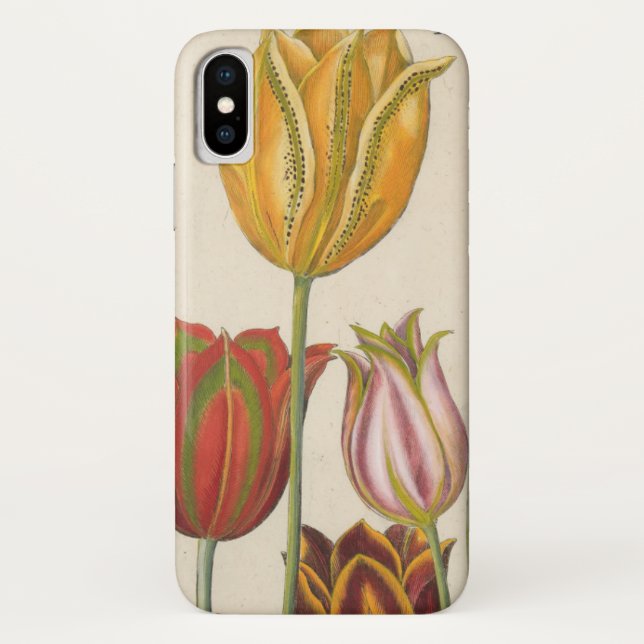 Funda De Case-Mate Para iPhone Tulipanes (Reverso)