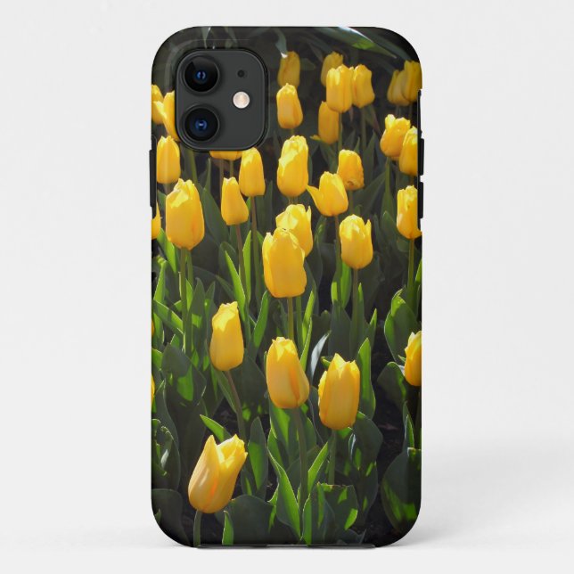 Funda De Case-Mate Para iPhone Tulipanes amarillos (Reverso)