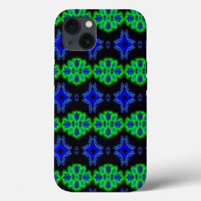 Funda De Case-Mate Para iPhone Tulipanes Artdeco en Estilo Retro (Reverso )