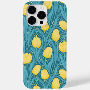 Funda Para iPhone 14 Pro Max De Case-Mate Tulipanes azules y amarillos