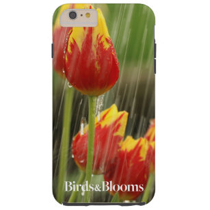 Funda Resistente Para iPhone 6 Plus Tulipanes de la primavera