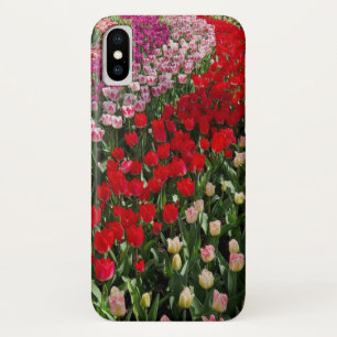 Funda Para iPhone X Tulipanes Delft espantosos y Coloridos