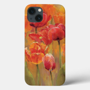 Funda Para iPhone 13 Tulipanes en el medio