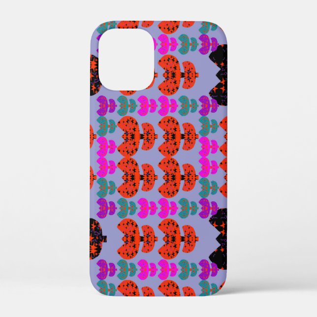 Funda De Case-Mate Para iPhone Tulipanes Estrellas (Reverso )