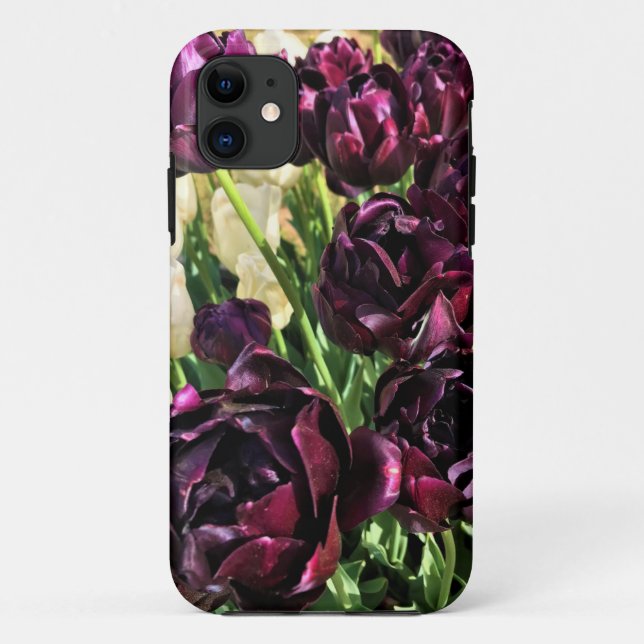 Funda De Case-Mate Para iPhone Tulipanes Héroes Negros, Oregón (Reverso)