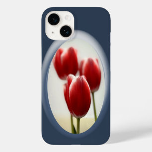 Funda Para iPhone 14 De Case-Mate Tulipanes rojos