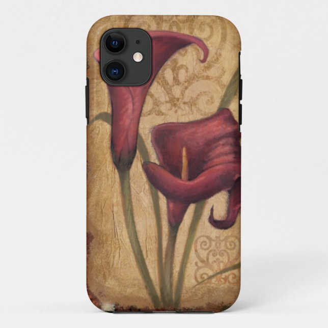 Funda De Case-Mate Para iPhone Tulipanes rojos I (Reverso)