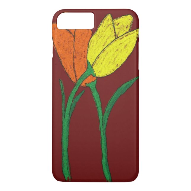 Funda De Case-Mate Para iPhone Tulipanos (Reverso)