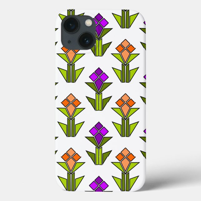Funda De Case-Mate Para iPhone Tulipanos (Reverso)