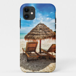 Funda Para iPhone 11 Tumbonas en la playa